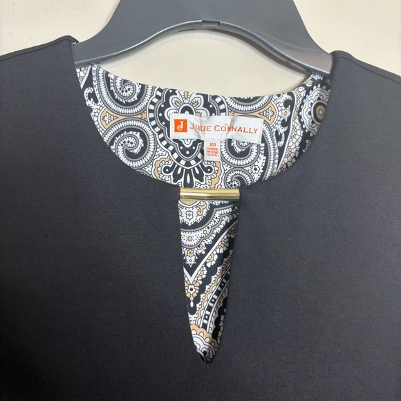 Jude Connally Women's Nadine Ponte Shift Dress in Black Size XS - Picture 3 of 6